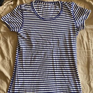 Lululemon Every Yogi Pima SS T-shirt Striped